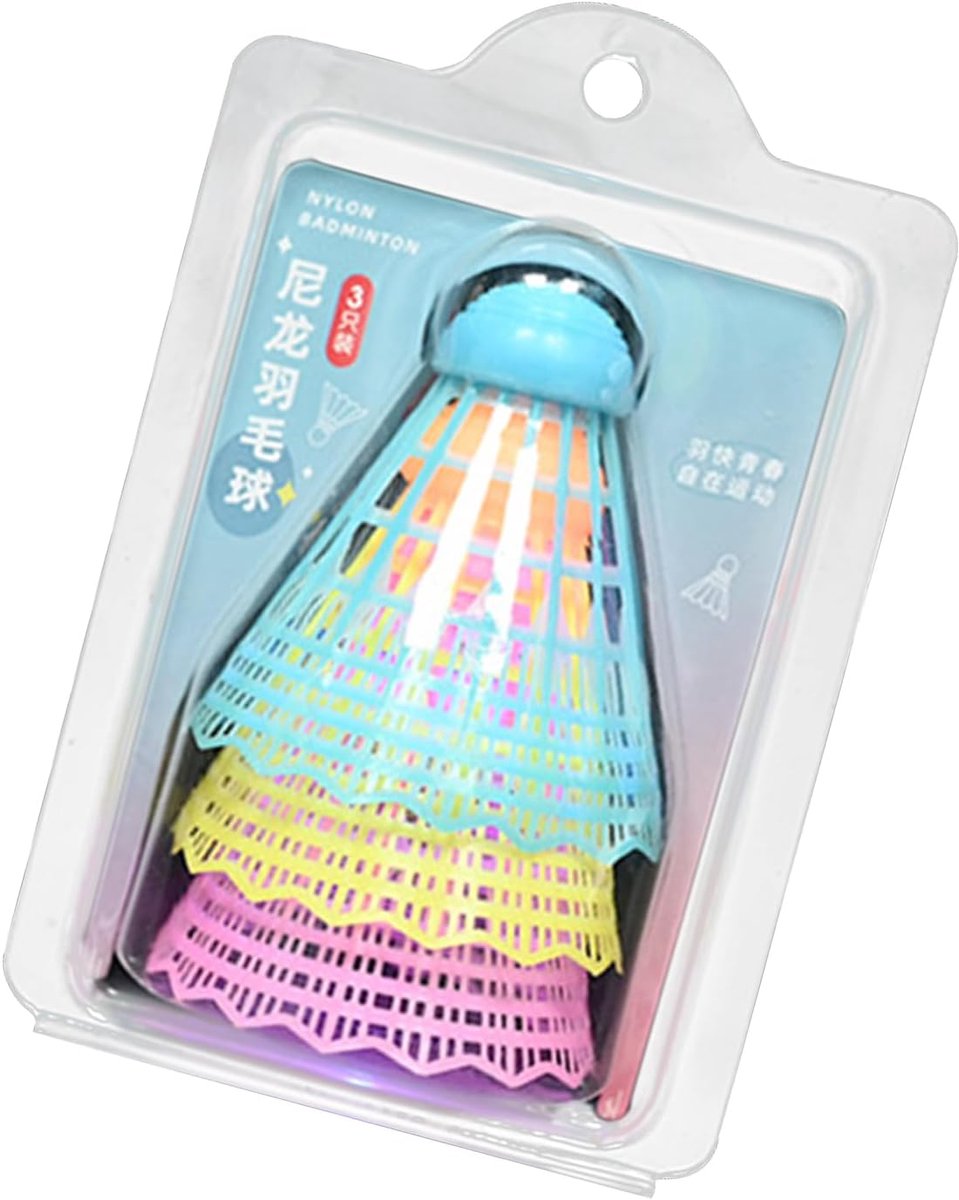 Lichtgevende Shuttle - Badminton Ballen - Avond Sport - Hoge Elasticiteit - 3 Stuks - Meerdere Kleuren