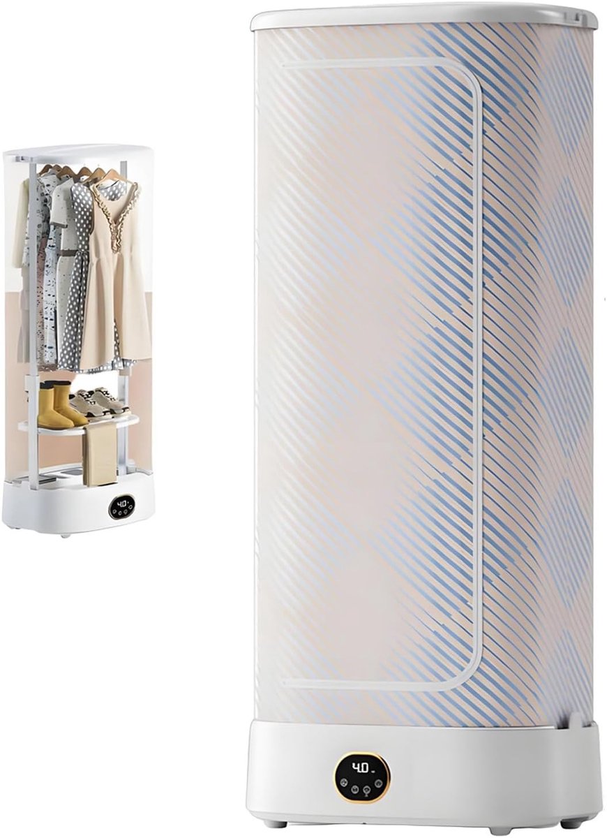 Kleding Stomer - Automatische Strijk - Kreukels Verwijderen - Hygiënische Droging - 131cm Hoog