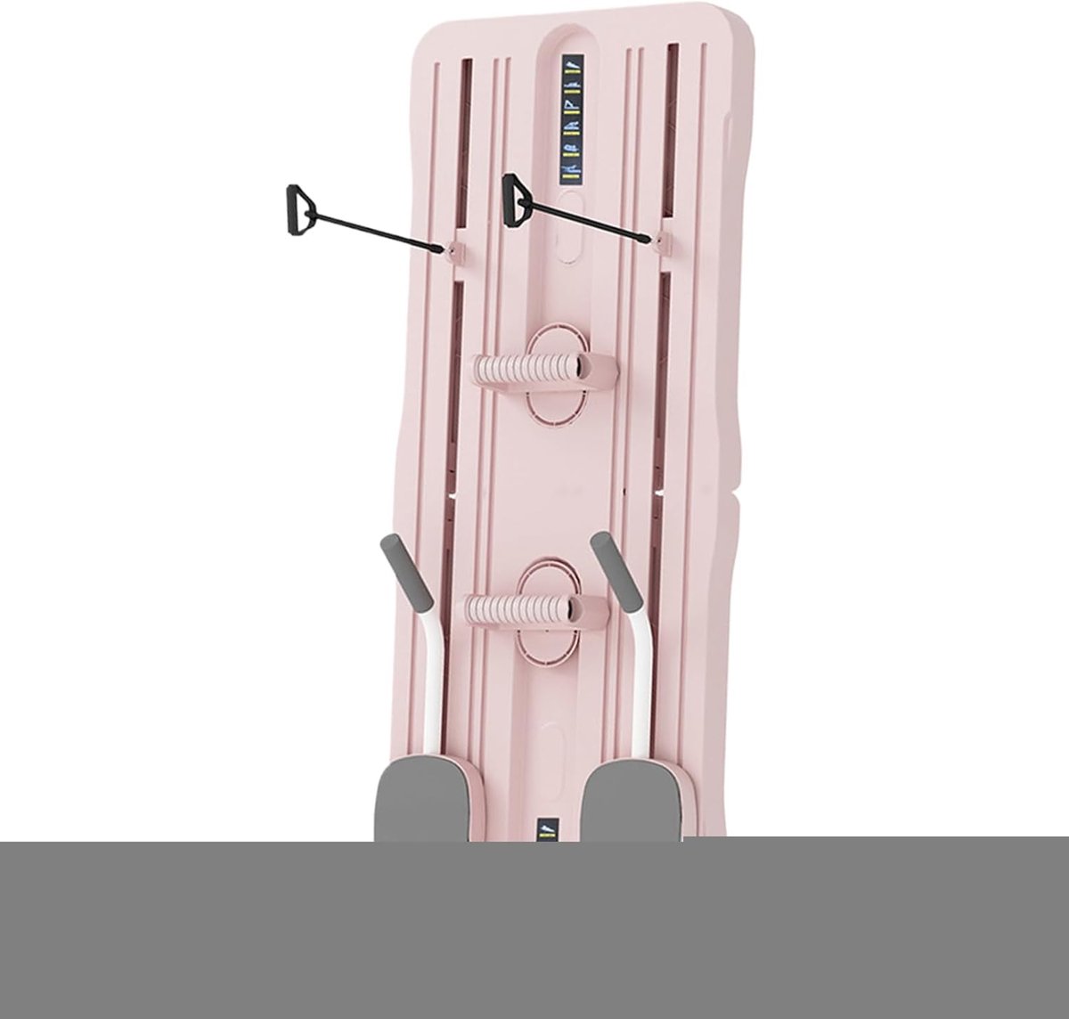 Pilates Board - Fitness Platform - Core Training - Draagbaar en Vouwbaar - 105x40x3 cm - Roze