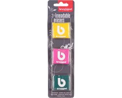 Bruynzeel Kneedgum set | 3 stuks