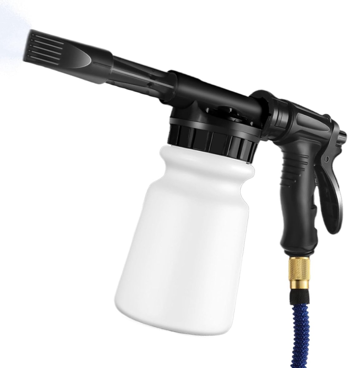 Schuimkanon - Reinigingssproeier - Auto Wassen - 1L Capaciteit - 19.6 x 13.7 x 25.1 cm - Zwart