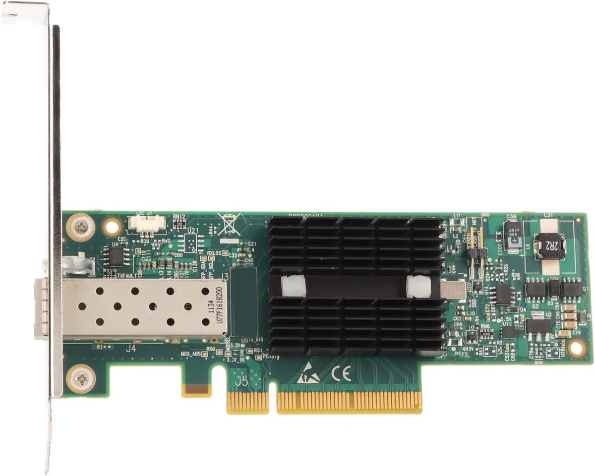 Netwerkkaart - Glasvezel Adapter - Snelle Data Transfer - 10 Gbps SFP+ Poorten - PCIE X8