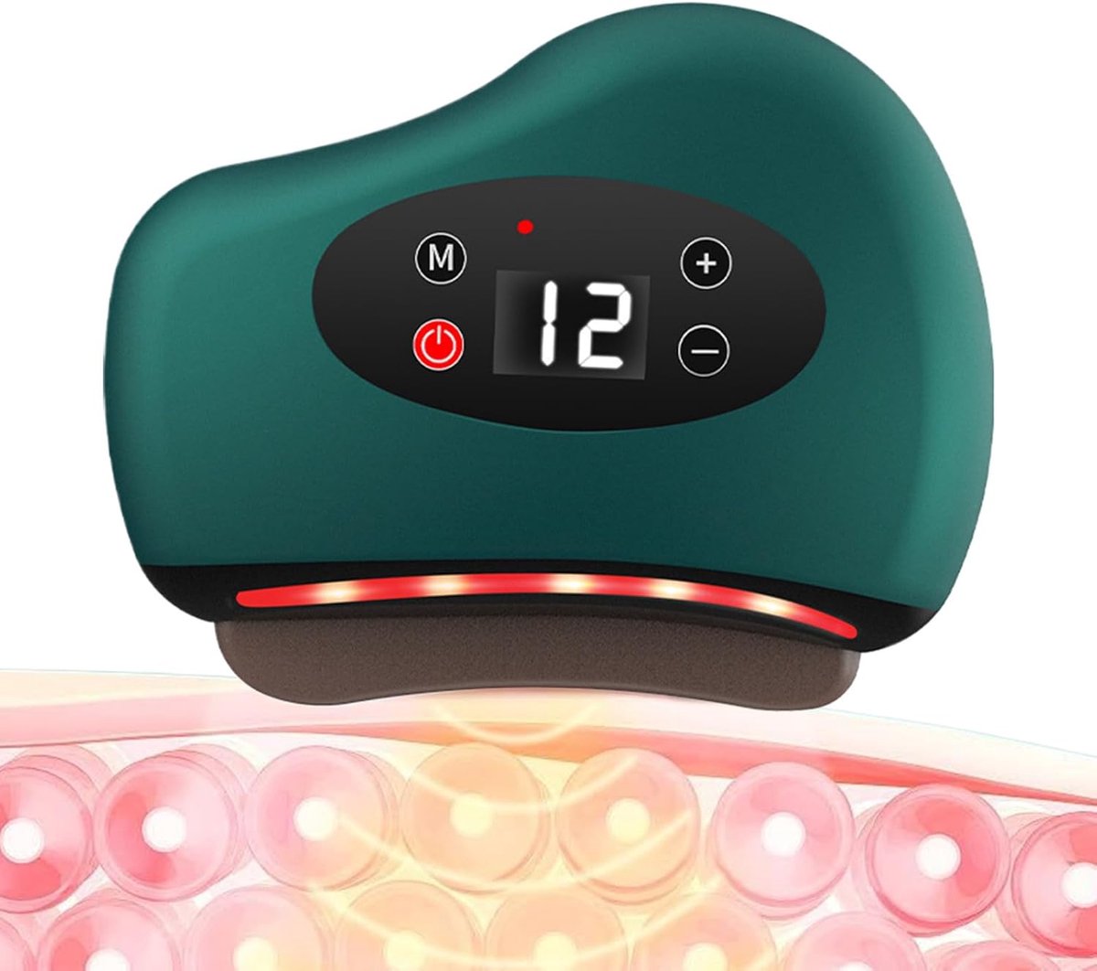 Verwarmde Voetschraper - Massageapparaat - Spierontspanning - Draadloze Vibratie - 95x8x25cm
