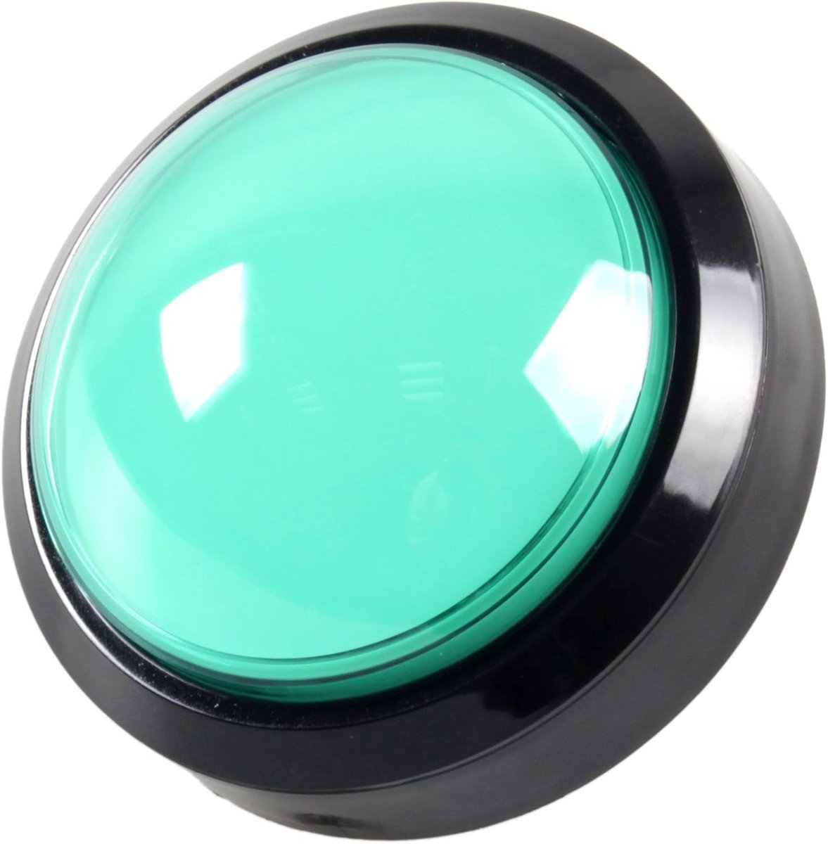 Grote LED Drukknop - Arcade Knop - Spelconsole Bouwen - Verlicht met Microswitch - 100mm Diameter - Geel