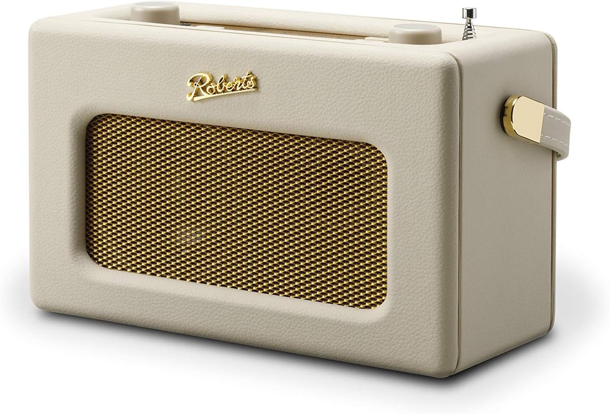 Internet Radio - Digitale Radio - Muziek Streamen - Retro Design - 23.9 x 16.5 cm - Blauw