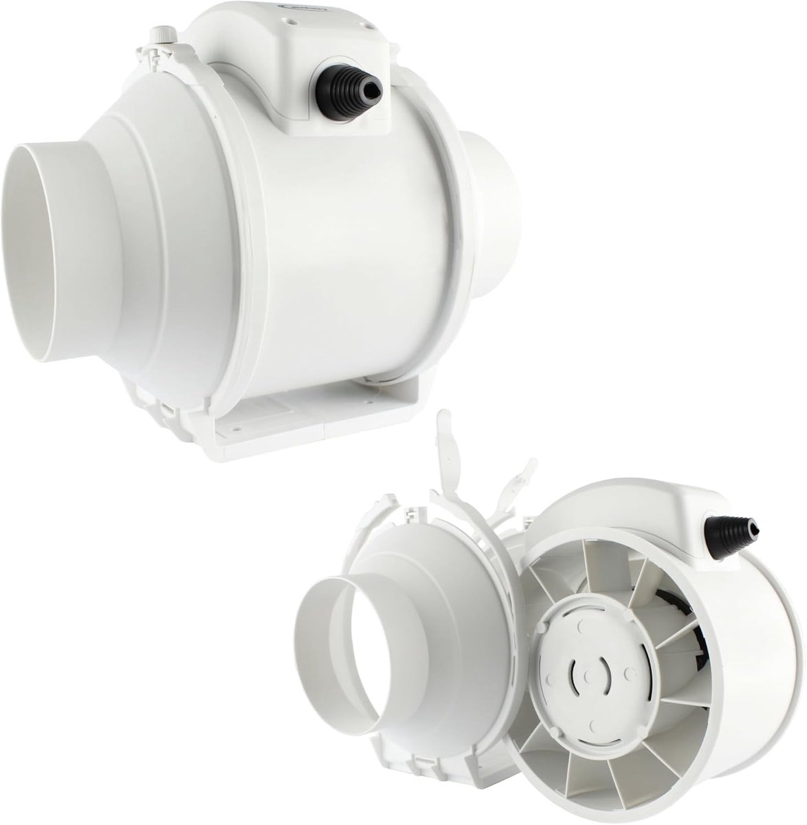 Buisventilator - Kanaalventilator Turbo - Lucht Afvoeren - Hoge Luchtstroom Laag Geluid -
