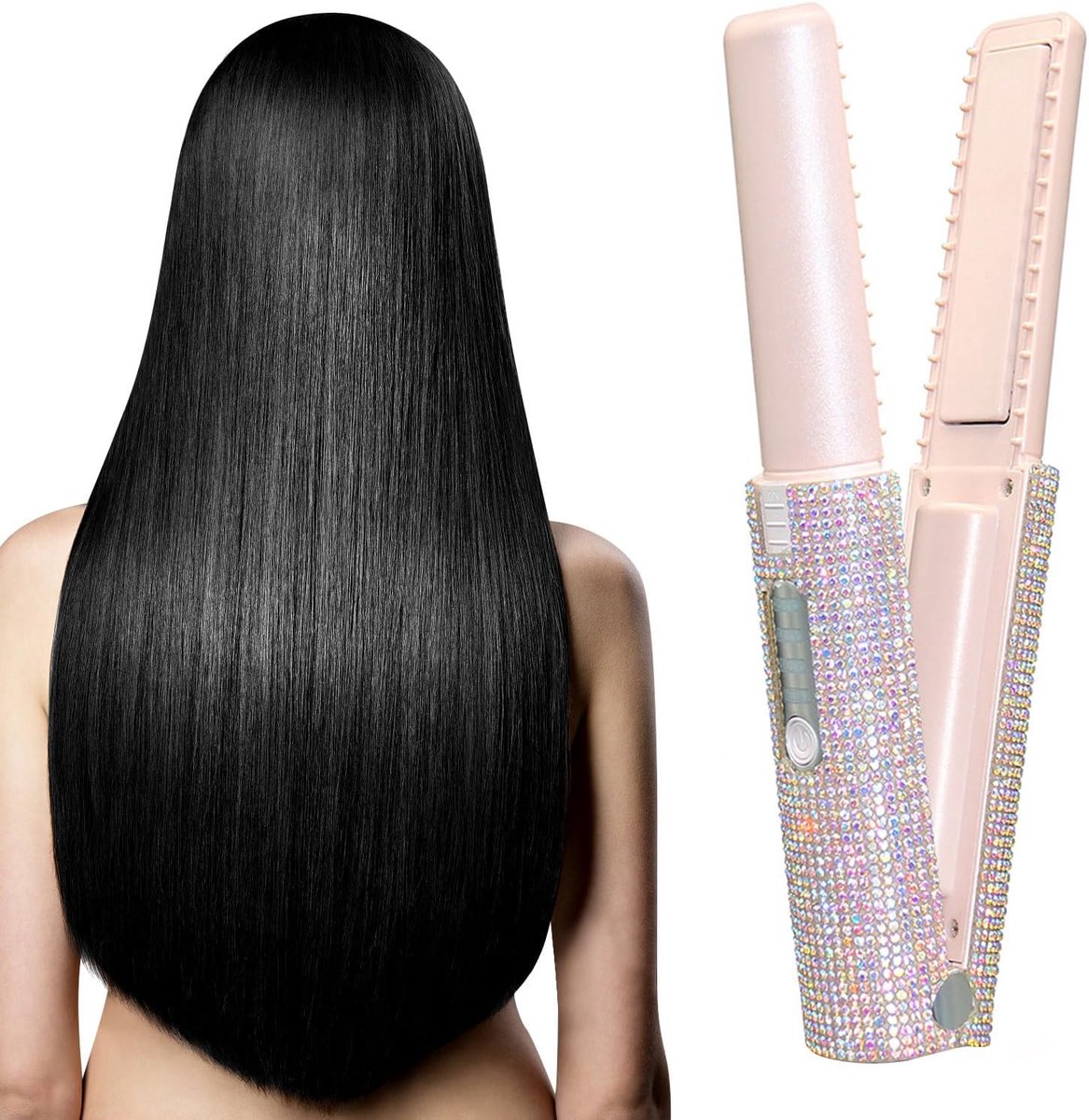 Draadloze Stijltang - Haar Glad Maken - Snel Haar Stylen - Draagbaar Oplaadbaar - 23.5 cm Lengte