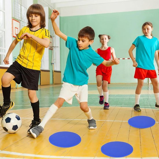 Voetbal Trainingsschijf - Agility Markers - Voetbaltraining Verbeteren - Duurzaam PVC Materiaal - 20 cm Diameter - Willekeurige Kleur — afbeelding 3