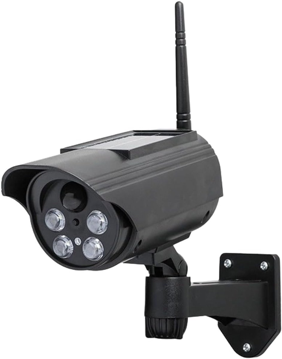 Zonne Veiligheidscamera - Nep Camera Buiten - Afschrikking Indringers - Beweging Geactiveerde Rotatie - 16 x 7 x 15 cm