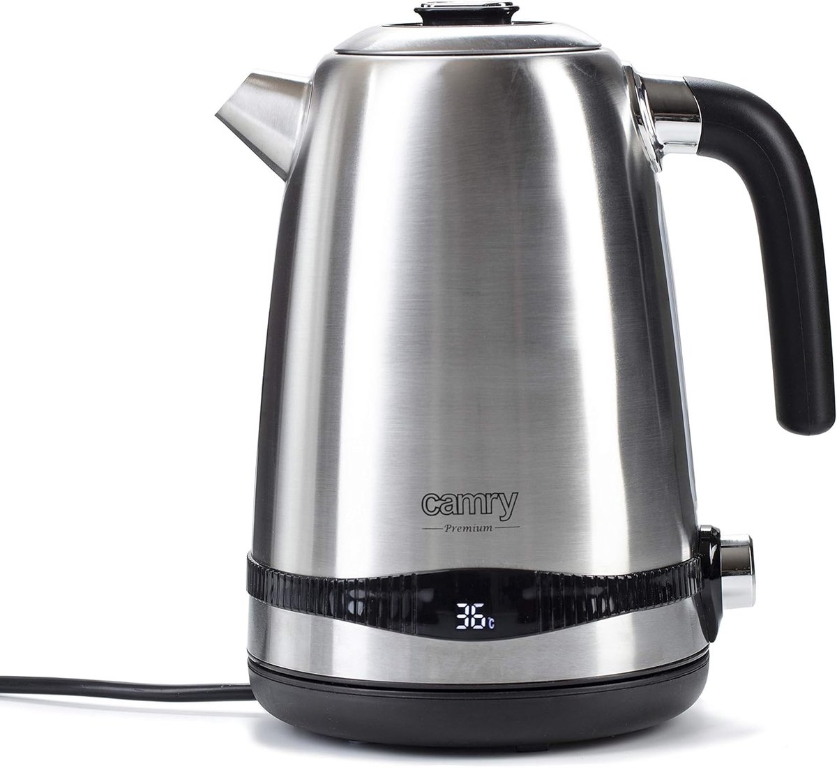 Elektrische Waterkoker - Temperatuurregeling Ketel - Thee Koffie Maken - Instelbare Temperatuur - 17 Liter - Zilver