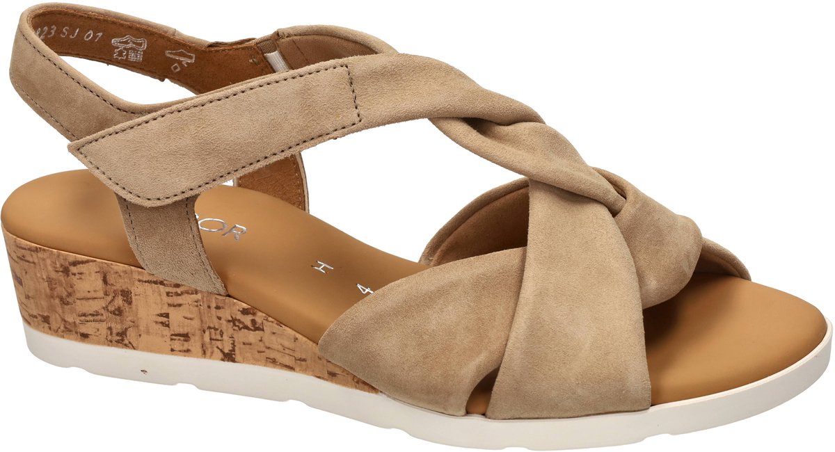 Gabor Damen Sandalette Malta in sand Geel