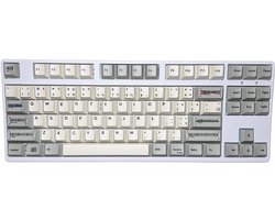 Office Grey Keycaps - Keycaps voor Gaming Toetsenbord - Cherry - PBT - Dye-Sub - 143 Keys