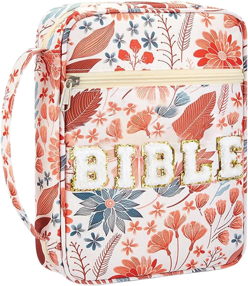 Bijbel Tas - Studie Organizer - Kerkgang - Grote Capaciteit - 20.3x25x7.7 cm - Rood