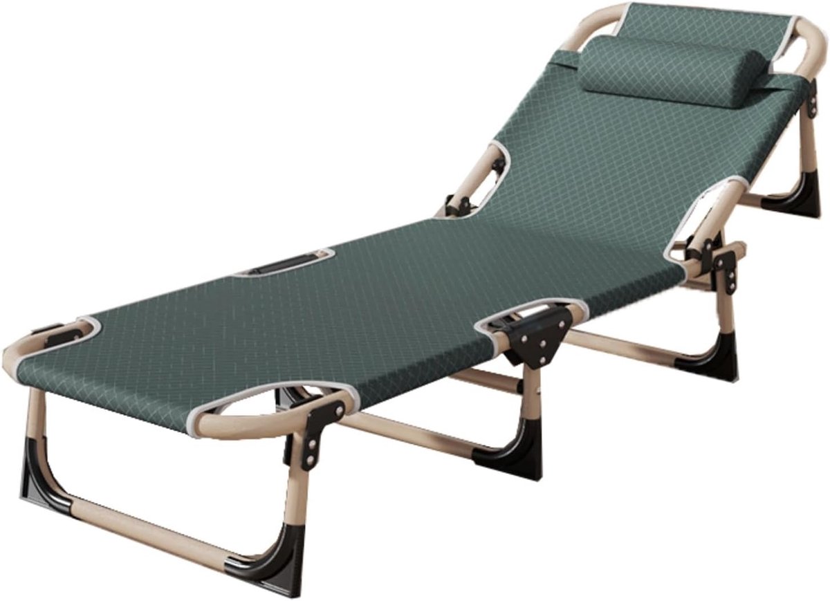 Opklapbed Fauteuil - Kantoor Dutje Bed - Ruimte Besparen - Eenvoudig Opvouwbaar - 193x68x3