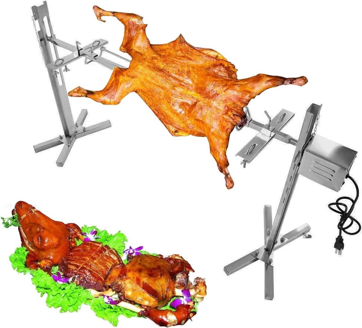 Rotisserie Grill - Draaiende Oven - Buiten Koken - Motor Aangedreven - 117 cm Hoog