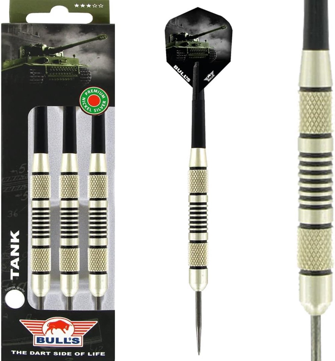 Dartpijlen Set - Stalen Darts - Precisie Werpen - Nikkel Zilver Materiaal - 20 Gram