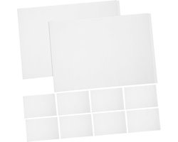 Schuimfolie 100 Stuks - Inpakmateriaal Bescherming - Verhuizen Verzenden - Schokabsorberend Epe Schuim - 30x21 Centimeter - Wit