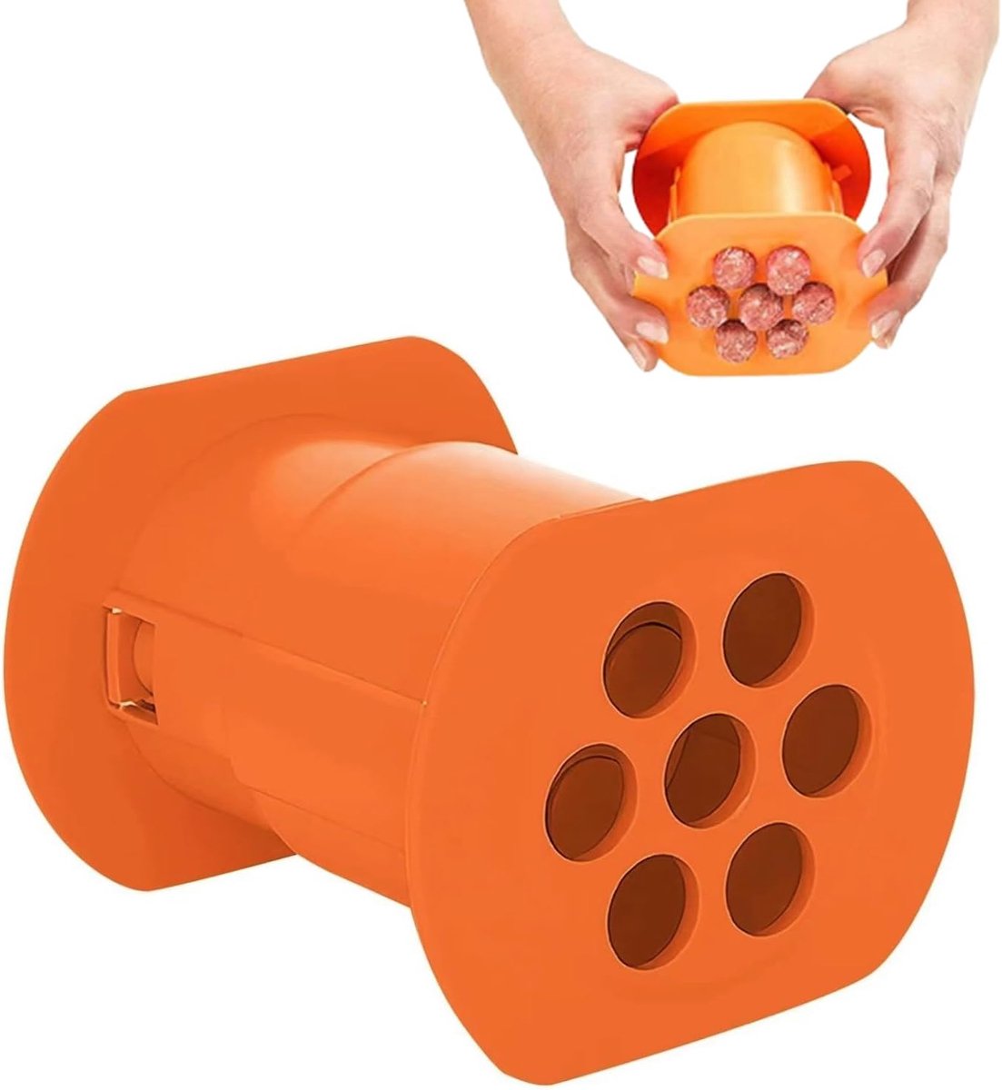 Worstrolmaker Deegvormer Vleespers Feestsnacks Maken Voedselveilig ABS Materiaal 12x92x8cm