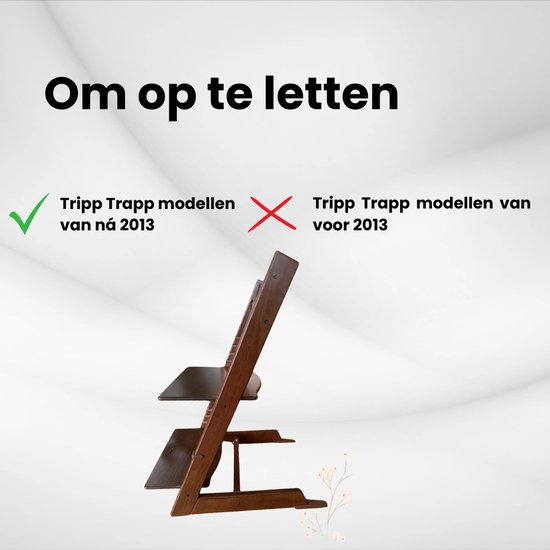 Tripp trapp extended glider - Zwart - Geschikt voor modellen van ná 2013 van Merkloos — afbeelding 4