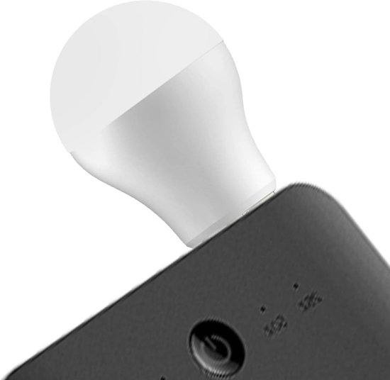 USB Nachtlampje - Stekkerlamp Flexibel - Zacht Omgevingslicht - Compact Mini Formaat - 25mm x 24mm — afbeelding 4