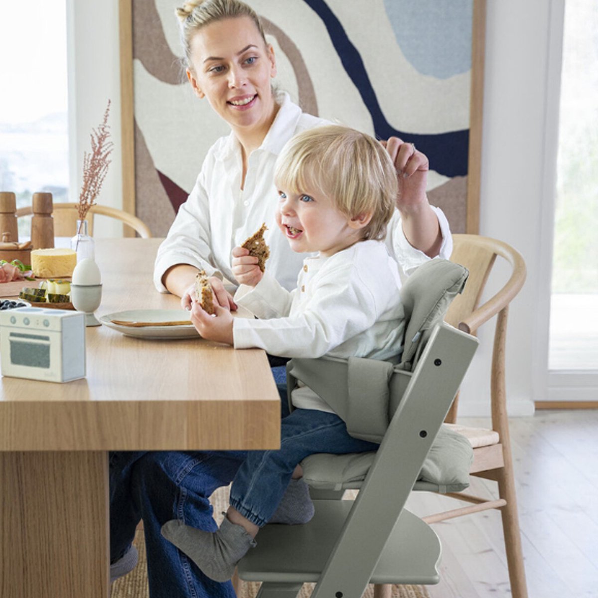Stokke Bundel Tripp Trapp-kinderstoel White Wash thumbnail 2