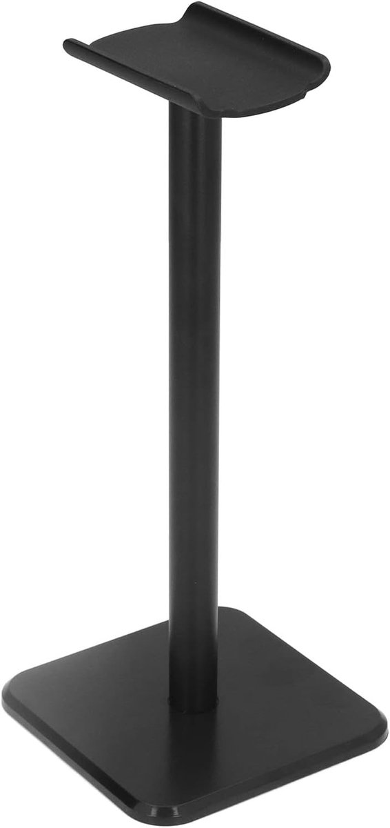 Hoofdtelefoon Stand - Hoofdtelefoon Houder - Bureau Organisatie - Stevige Antislip Basis - 23 cm Hoog - Zwart