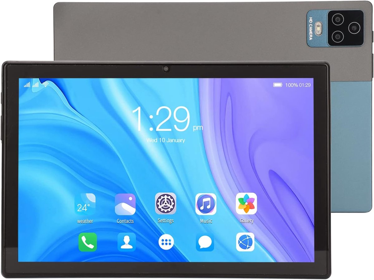 10 Inch Tablet - Android Tablet - Multimedia Entertainment - Octa Core Processor - 1920x1200 IPS - Blauw