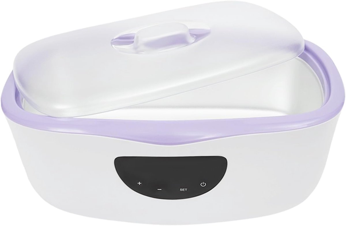 Paraffinebad - Therapiebad - Handen en voeten - Instelbare temperatuur - 4000 ml - Paars