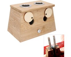 Moxa Roldoos - Moxibustion Houder - Ontspanning Thuis - Verstelbare Riem - 2 Gaten