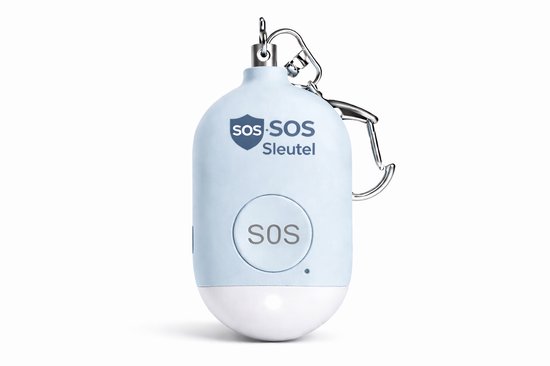 Persoonlijk Alarm Sleutelhanger 130dB – SOS Noodalarm – Veiligheid voor Vrouwen & Kinderen – Compact met LED Licht