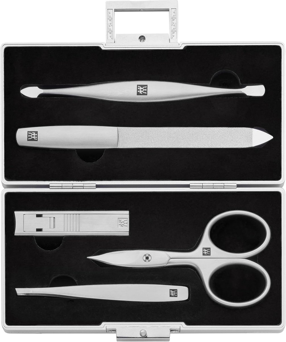 Manicure Set - Nagelverzorging Kit - Persoonlijke Verzorging - 5 Delige Set - 14.5 x 7.8 cm - Zwart