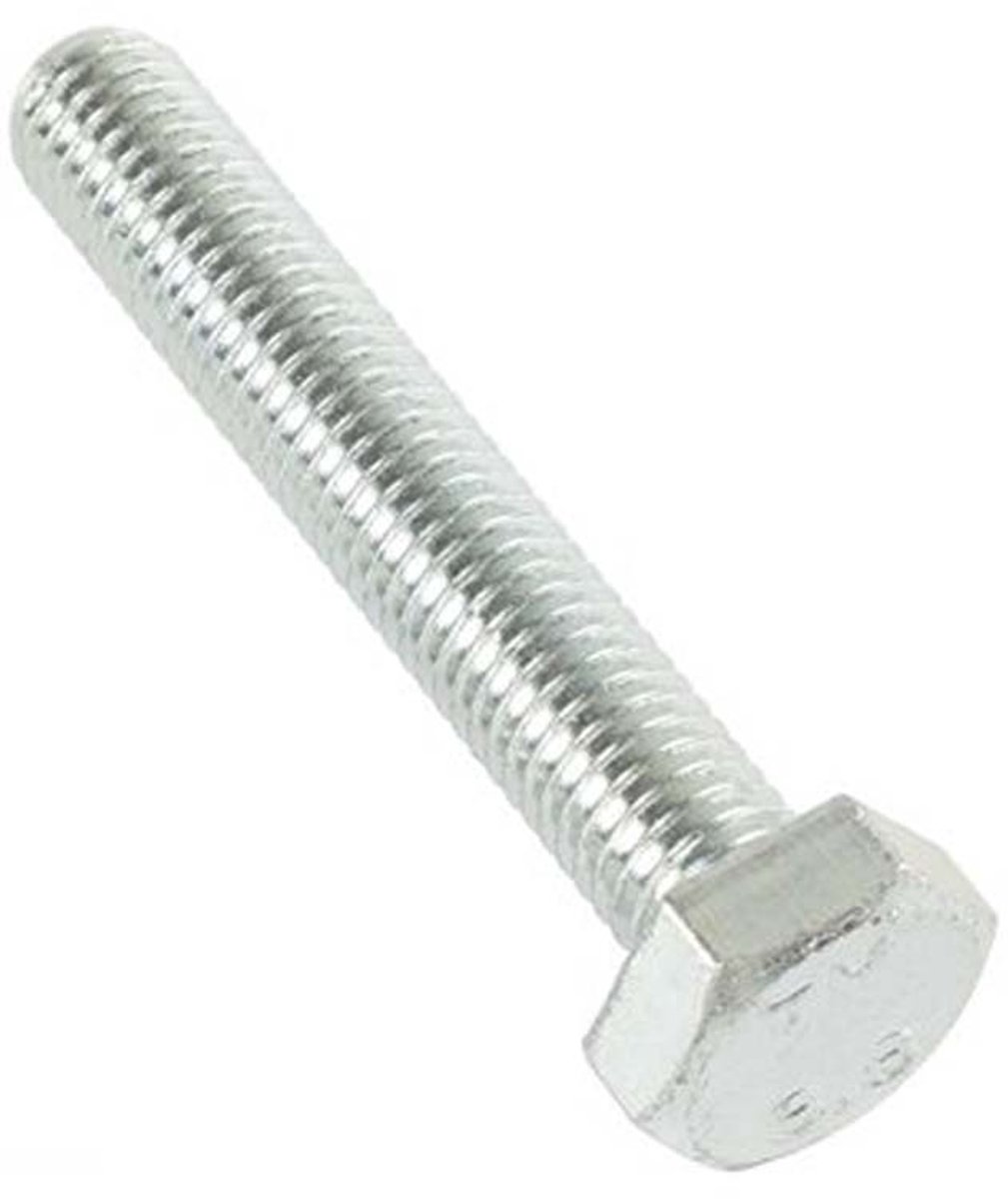 Bouten met Moeren. Verzinkt. M4 x 20mm. lang. met Zeskante kop. 15 stuks Tapbouten met Moeren.