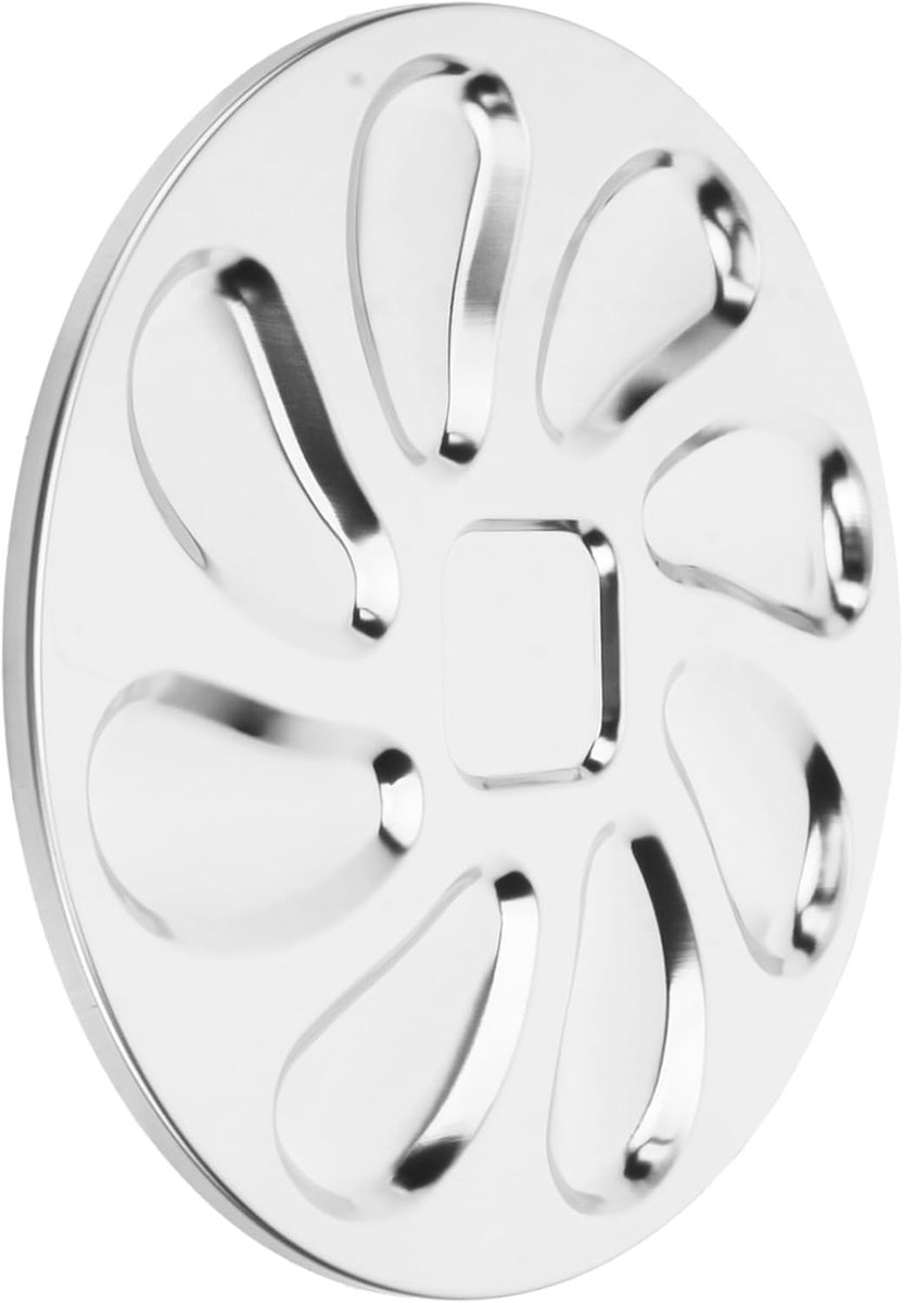 Oesterbord - Zeevruchtenbord - Diner Serveer - 15 Mm Dik - 25x25x1.5CM - Zilver