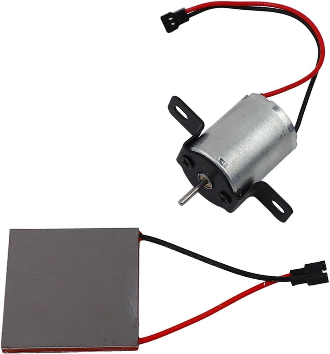 Haard Ventilator Motor - Kachel Onderdelen - Efficiënte Warmte - Duurzaam Metaal - 15 x 13 x 2 cm