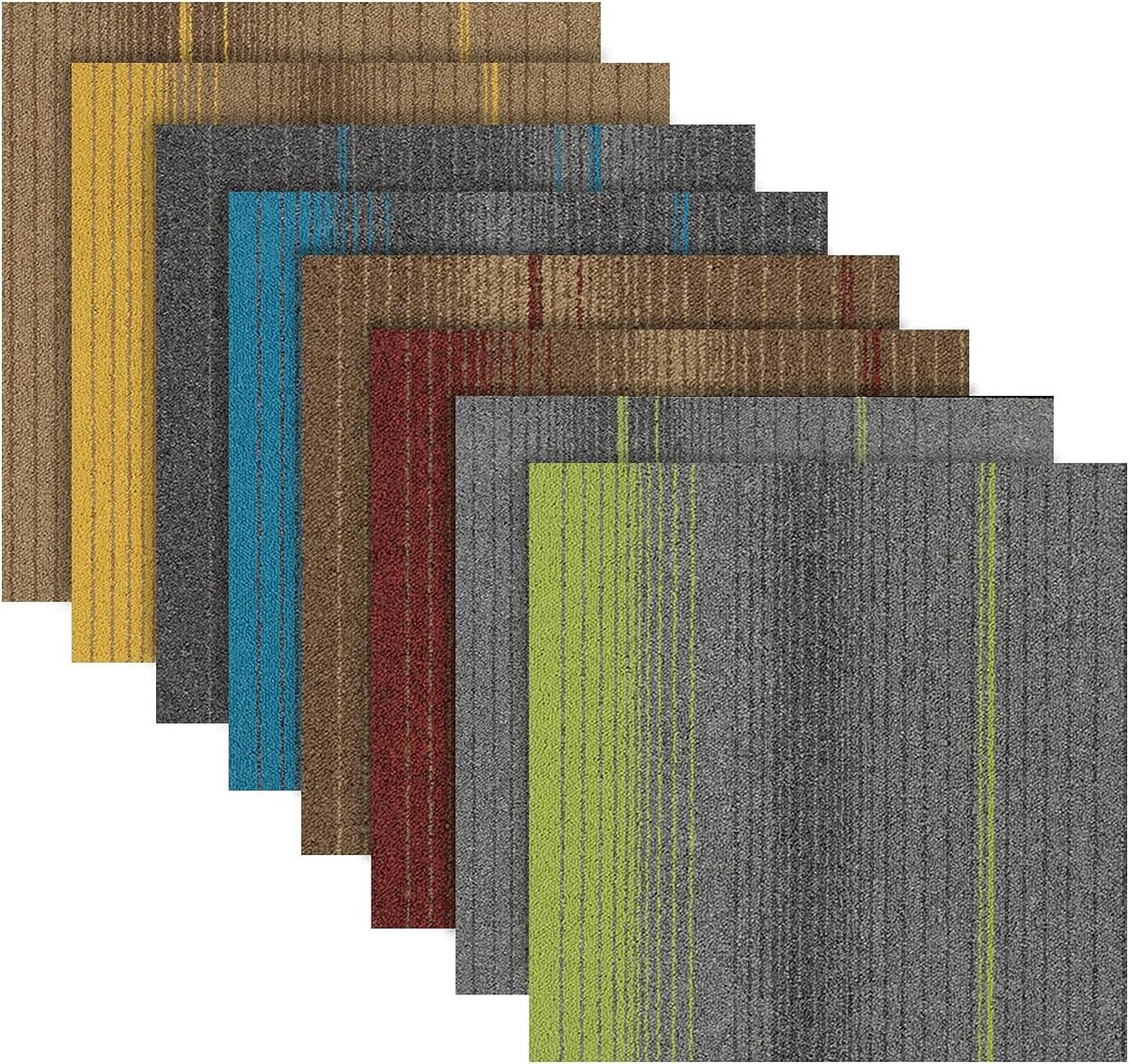 Tapijttegels - Vloerbedekking Tegels - Creatieve Vloervormgeving - Zelfliggend Antislip -