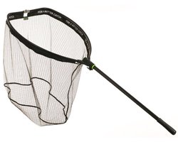 Zfish - Rubber Schepnet 70 x 60 cm - Steel 90 cm - Opvouwbaar Landingsnet