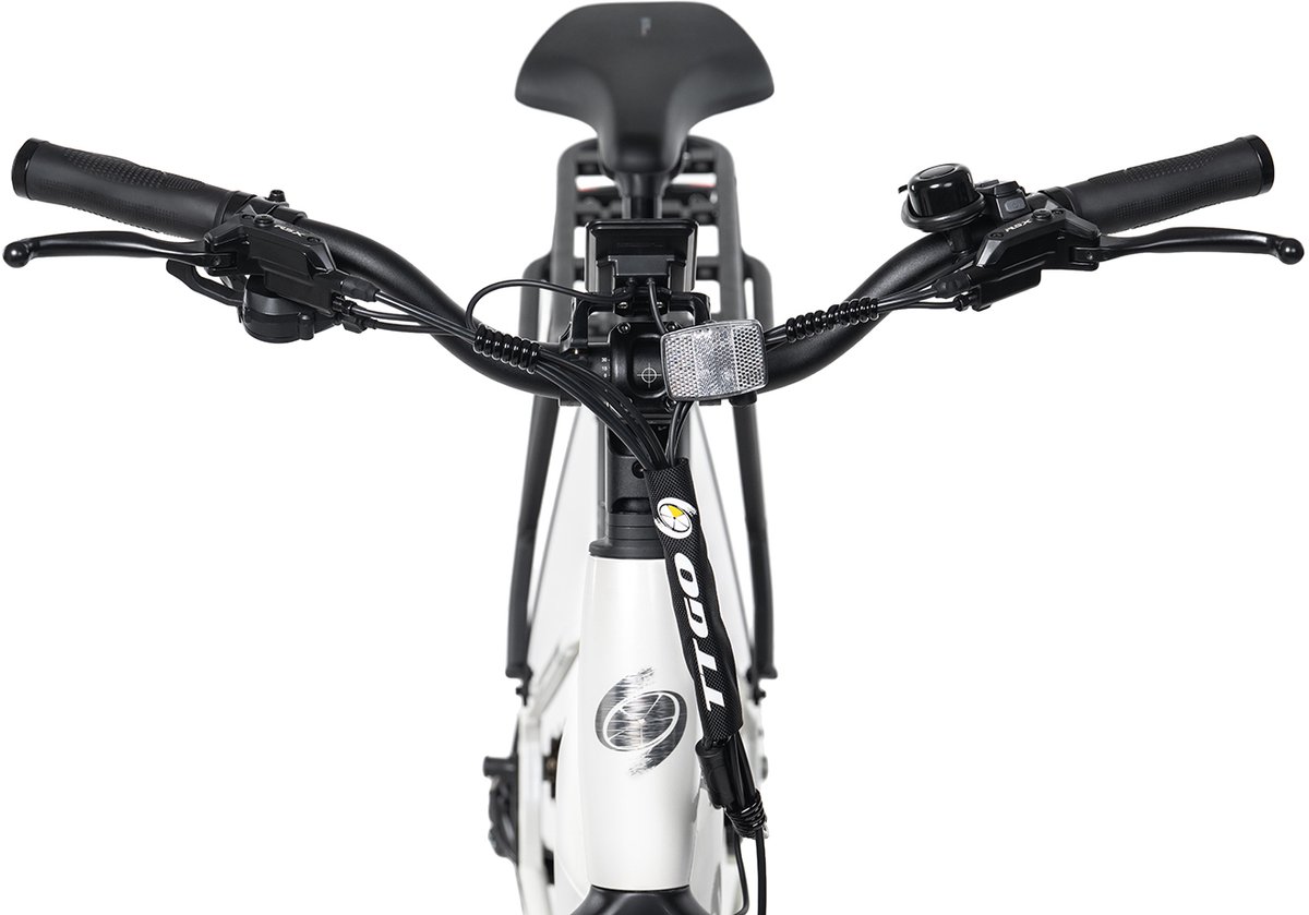 TTGO Z3 E-bike - 25 km/u - 27.5inch - 120km actieradius - 250W motor - 48V 15Ah accu - 70NM - wit thumbnail 6