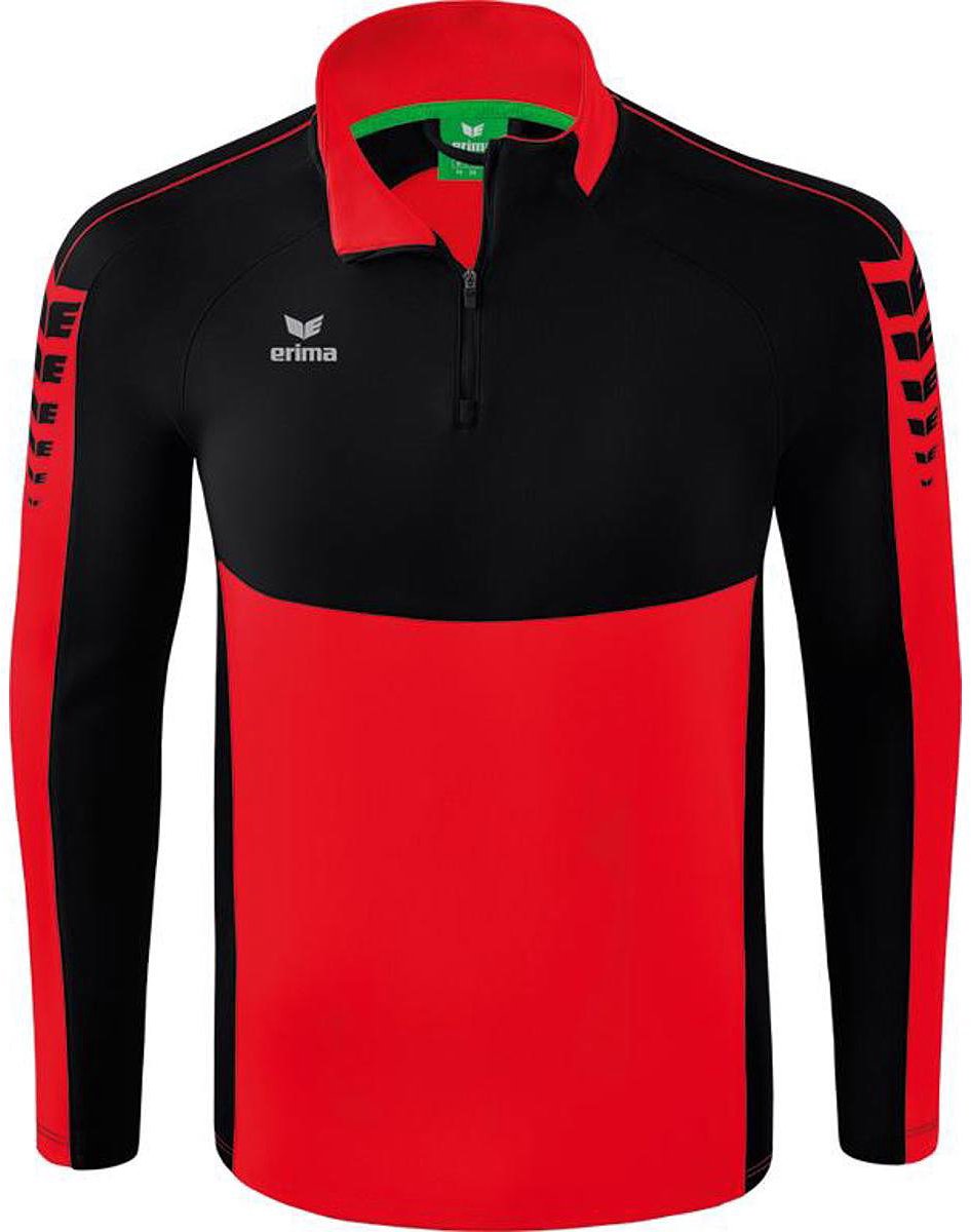 Erima Six Wings Trainingstop Kinderen - Rood / Zwart | Maat: 140
