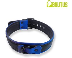 Brutus Vegan Puppy Collar - Zwart/Blauw