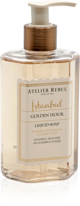 Atelier Rebul Istanbul Golden Hour - Handzeep (250ml) - Oriëntaalse & Gourmand Geur - Natuurlijke Vloeibare Zeep