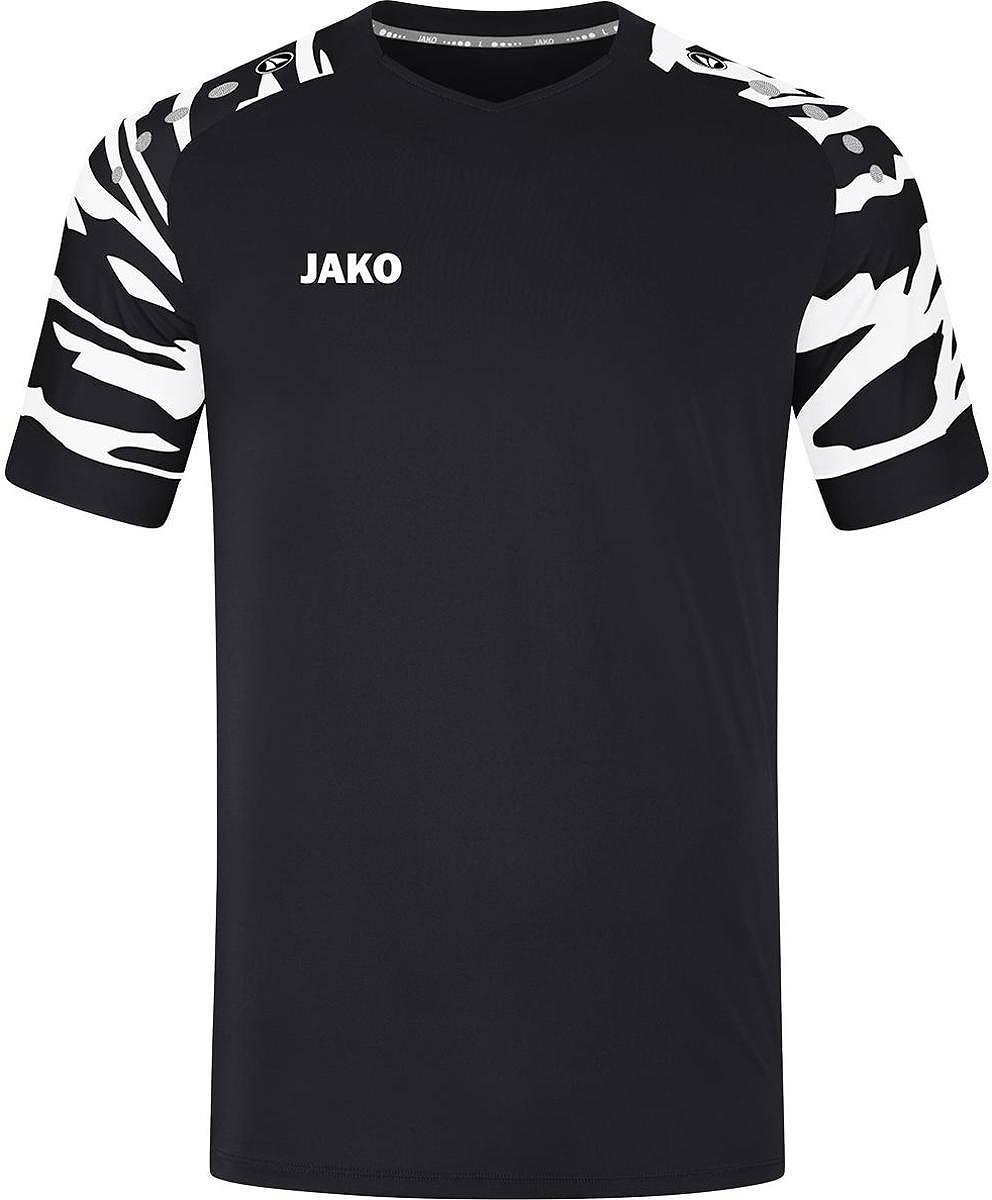 Jako Wild Shirt Korte Mouw Heren - Zwart / Wit | Maat: XL