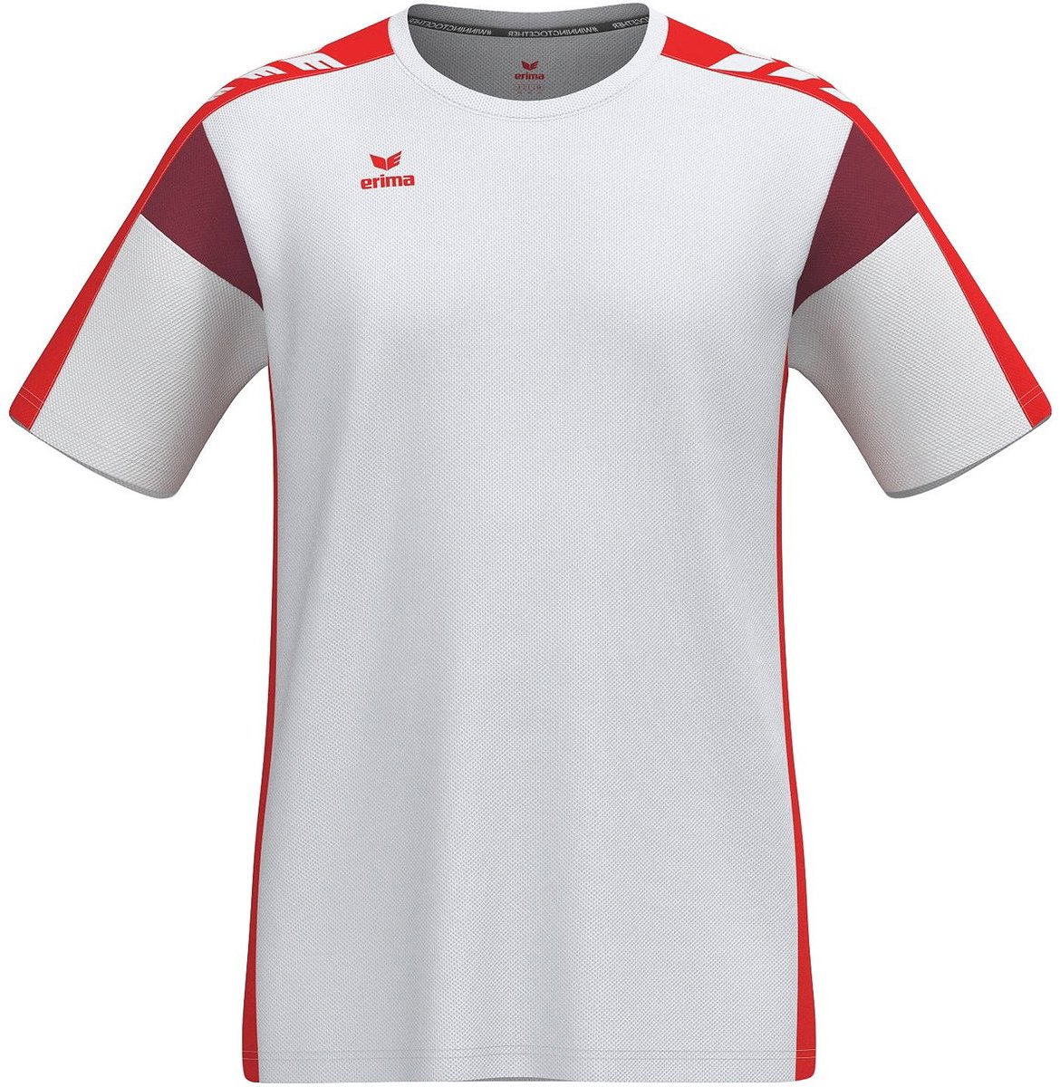 Erima Celebrate 125 T-Shirt Kinderen - Wit / Rood | Maat: 164