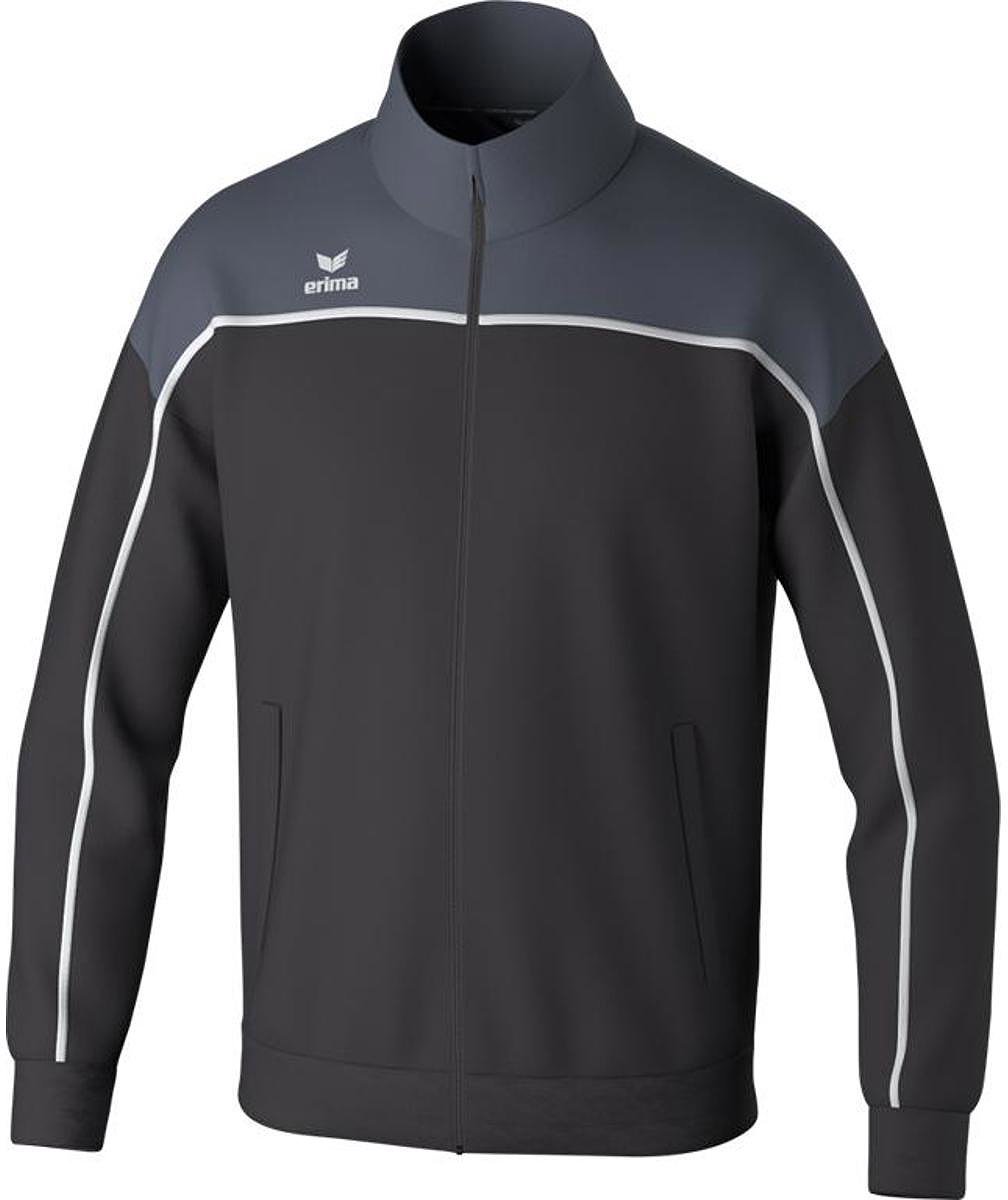 Erima Change Trainingsjack Kinderen - Zwart / Slate Grey / Wit | Maat: 152