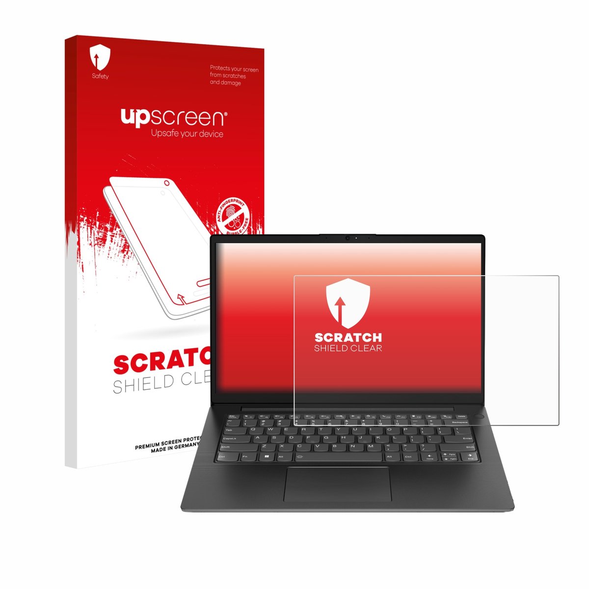upscreen - Screenprotector voor Lenovo V14 Gen 5 - Folie Beschermfolie transparant