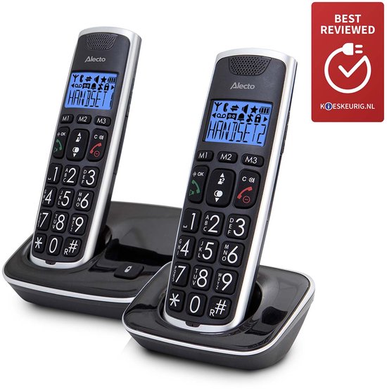 Fysic FX-6000 DUO Big Button Dect Telefoon foto 6