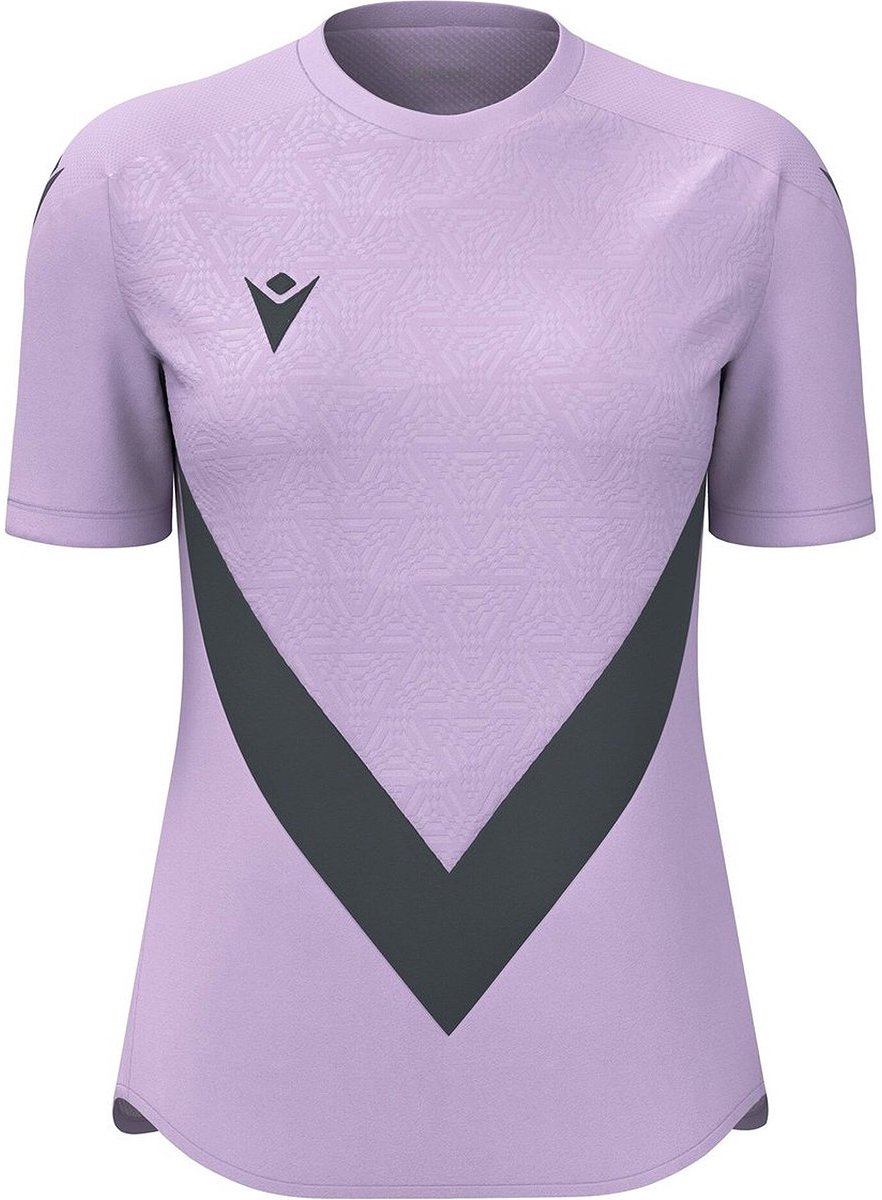 Macron Thunder Dryad Shirt Korte Mouw Dames - Lila / Antraciet | Maat: XXL