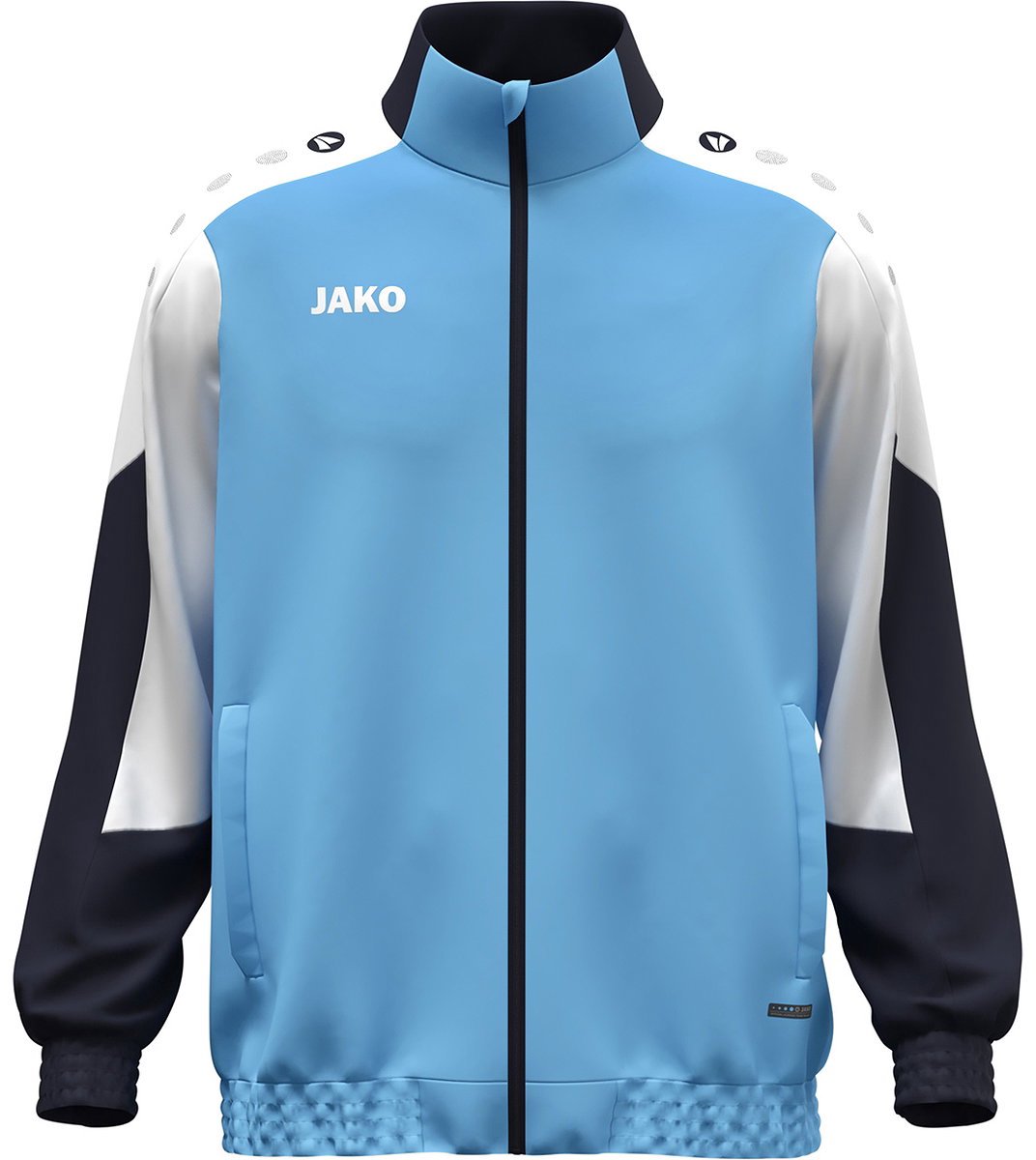 Jako Dynamic Presentatiejack - Hemelsblauw / Wit / Marine | Maat: XXL