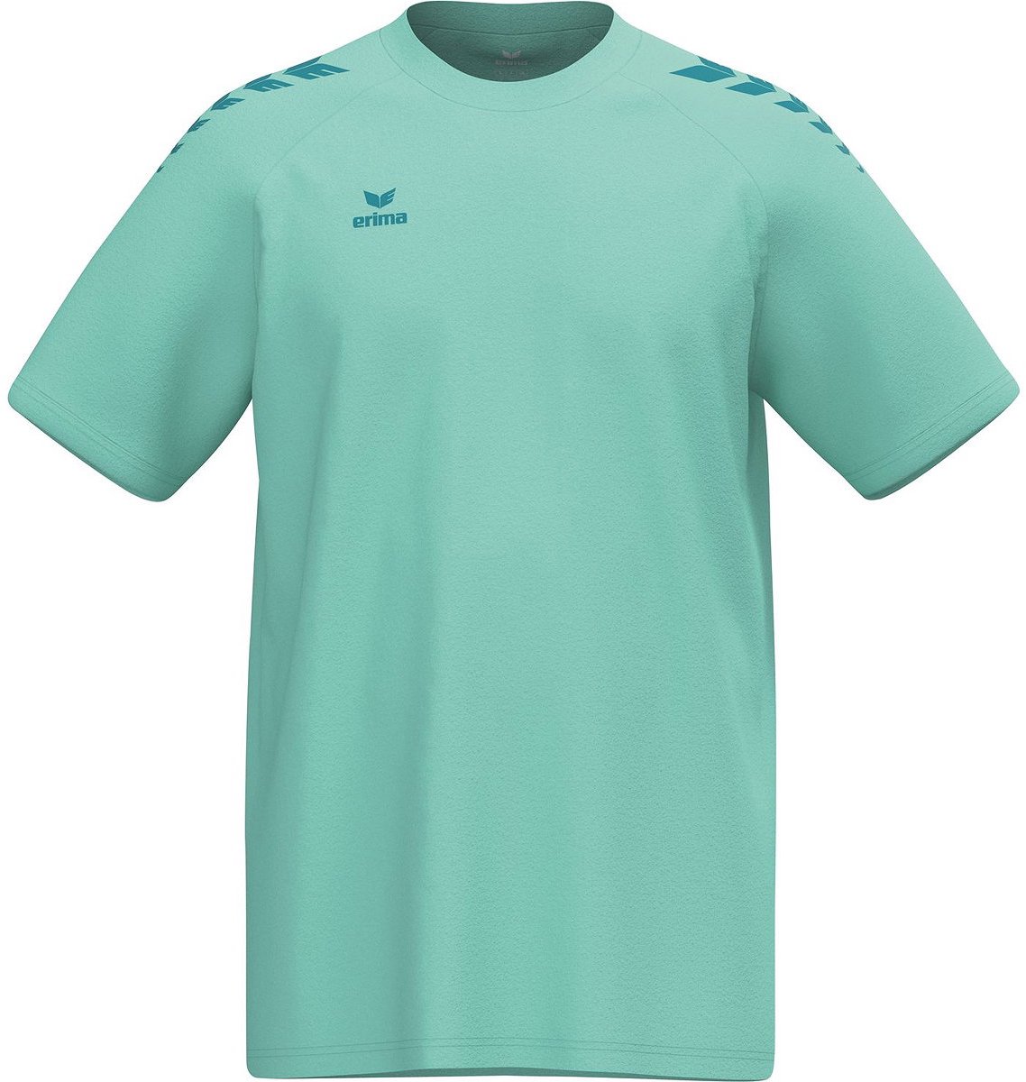 Erima Cmpt 3 Wings T-Shirt Kinderen - Mintgroen / Tahitian Blue | Maat: 152