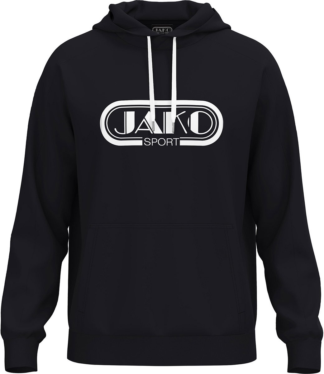 Jako Promo Sweater Met Kap Heren - Zwart | Maat: L