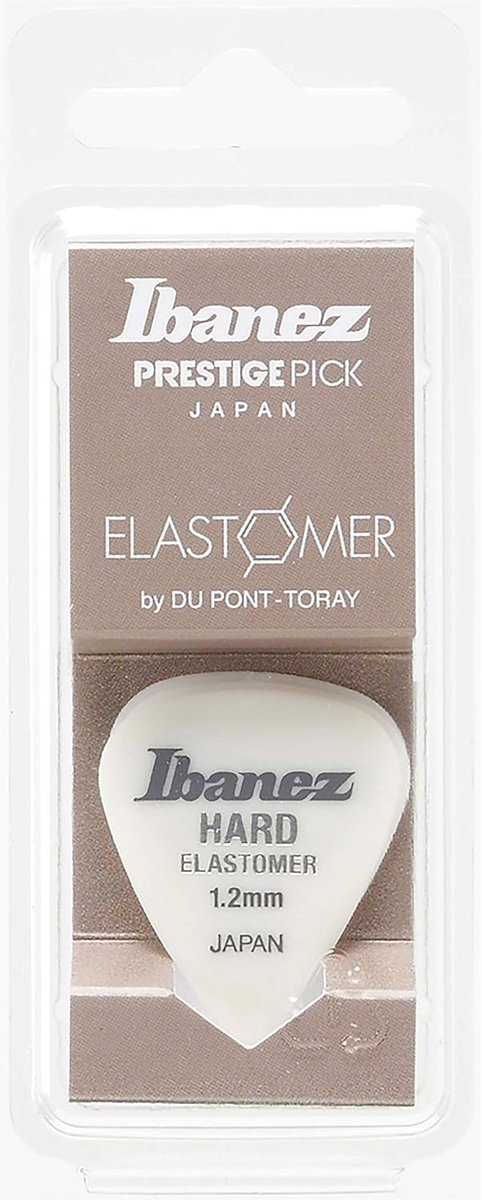 Elastomeer Plectrums - Gitaar Picks - Muziek Maken - Hard 1.2mm Dikte - 33x33mm - Wit